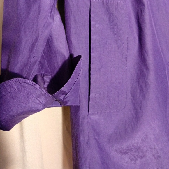 Chico's Lightweight Spring Jacket, Deep Purple - Picture 5 of 6